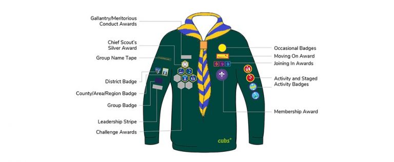 Cub badge placement